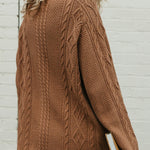 Rory - Unisex Cable Knit Sweater-Western Culture Leather