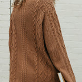 Rory - Unisex Cable Knit Sweater-Western Culture Leather