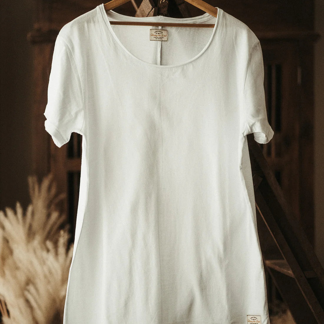Organic T-Shirt Women - White-Western Culture Leather