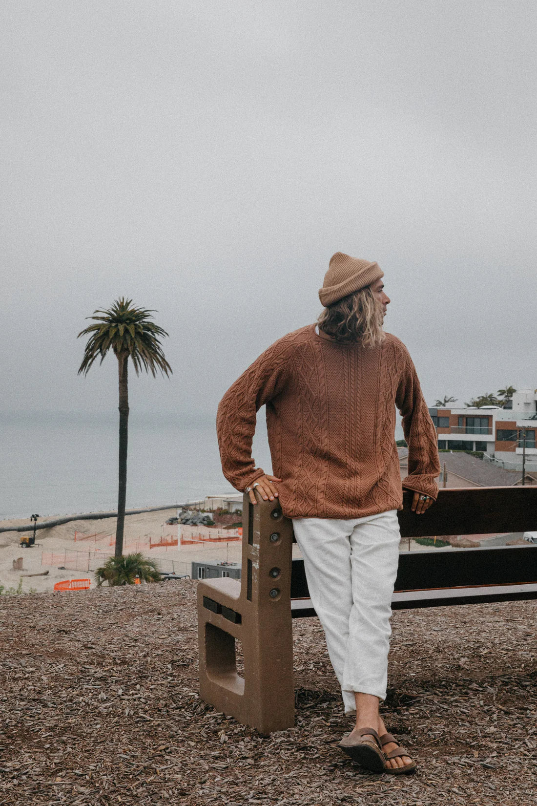 Rory - Unisex Cable Knit Sweater-Western Culture Leather