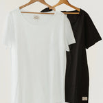 Organic T-Shirt Women - White-Western Culture Leather