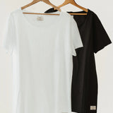 Organic T-Shirt Women - White-Western Culture Leather