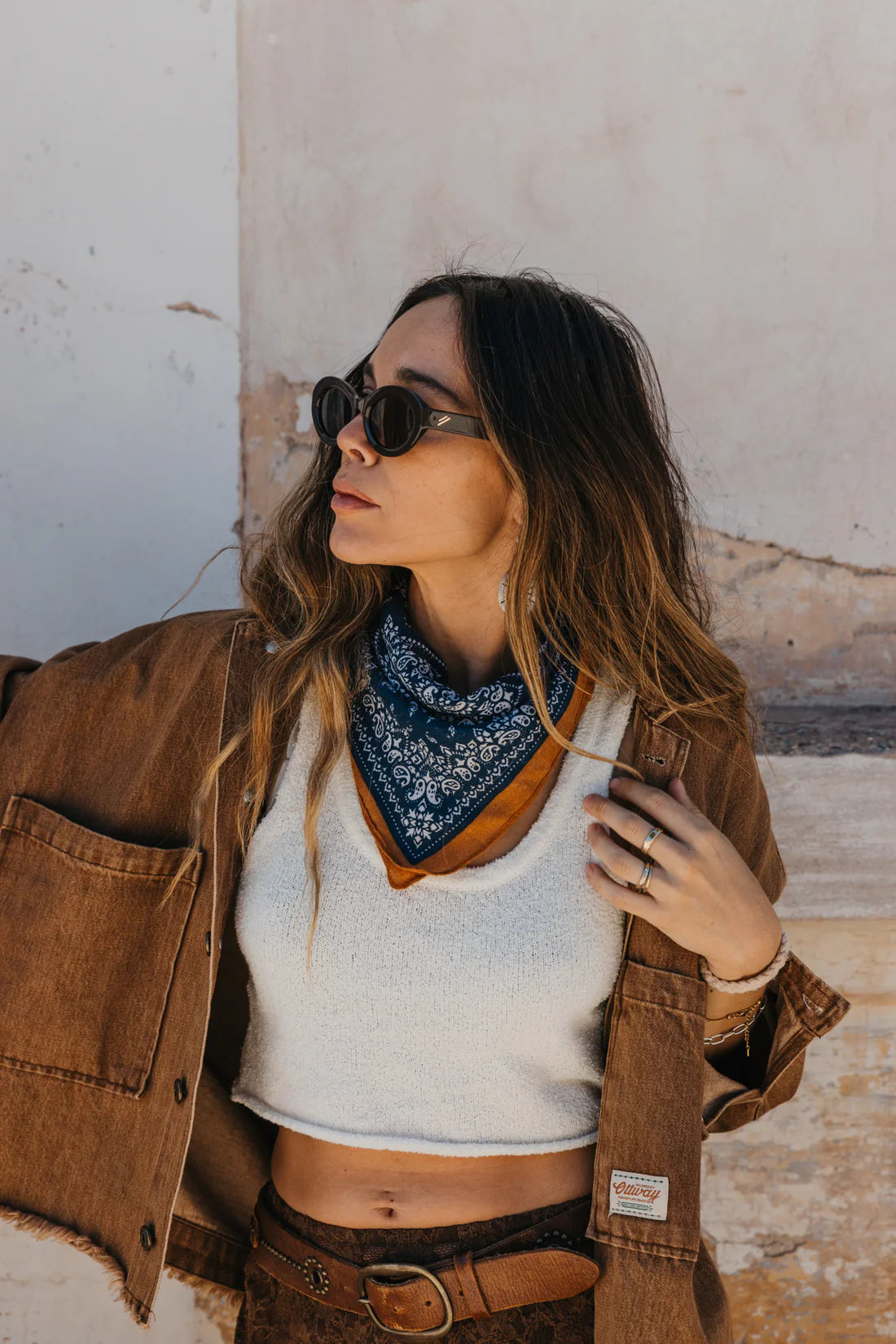 Crosswinds Bandana-Western Culture Leather