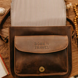 Traveller Handcrafted Leather Bag-Western Culture Leather