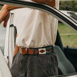 Pampa Handcrafted Leather Belt-Western Culture Leather
