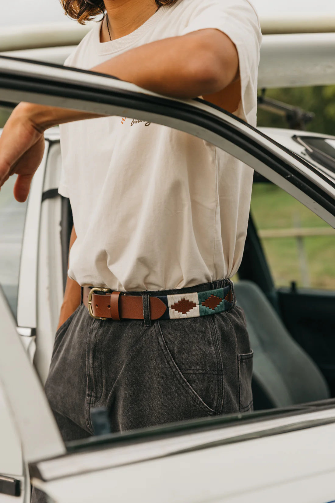 Pampa Handcrafted Leather Belt-Western Culture Leather