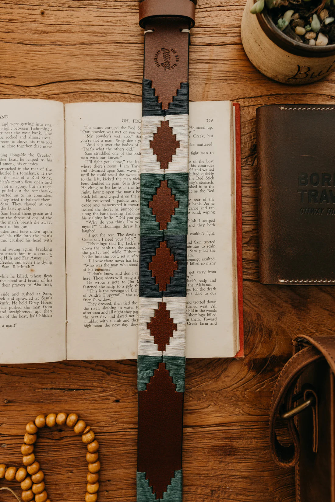 Pampa Handcrafted Leather Belt-Western Culture Leather