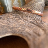Copper Bangle-Western Culture Leather