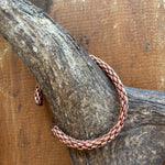 Copper Bangle-Western Culture Leather