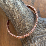Copper Bangle-Western Culture Leather