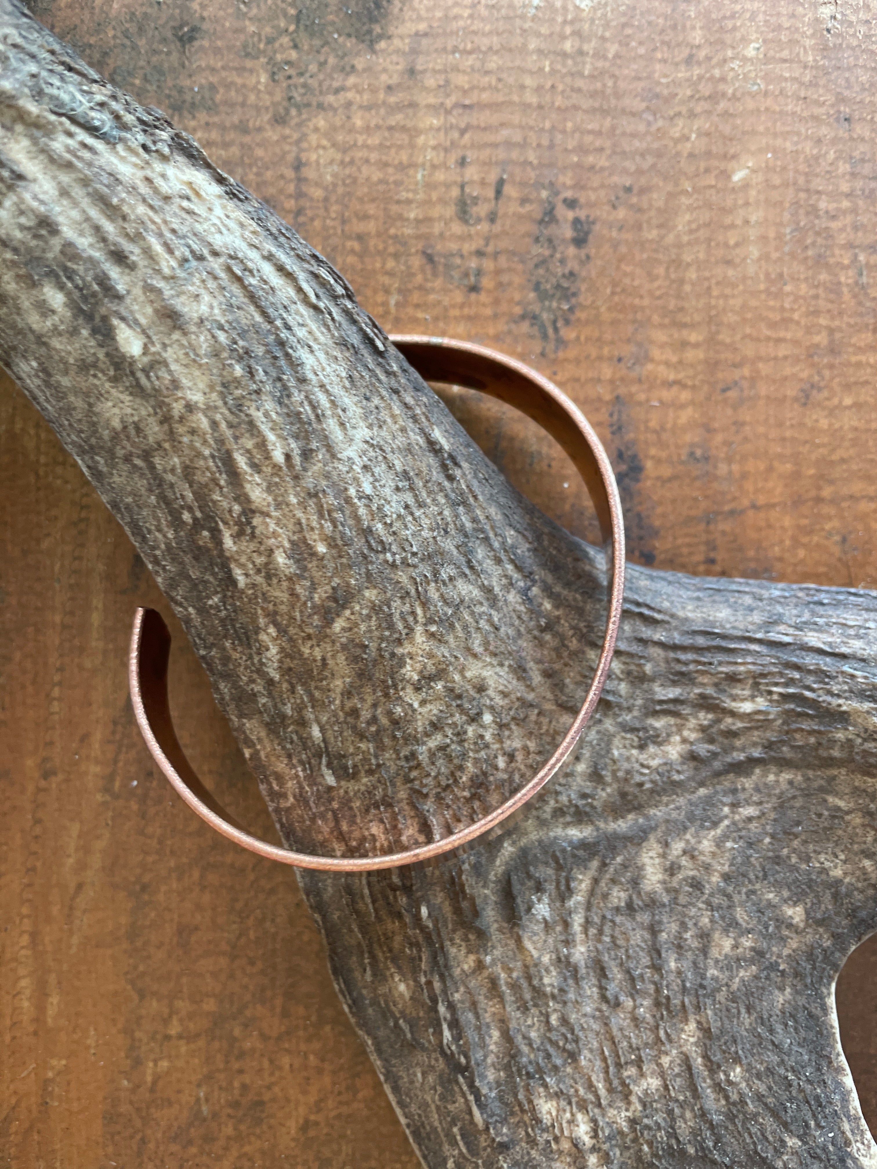 Copper Bangle-Western Culture Leather