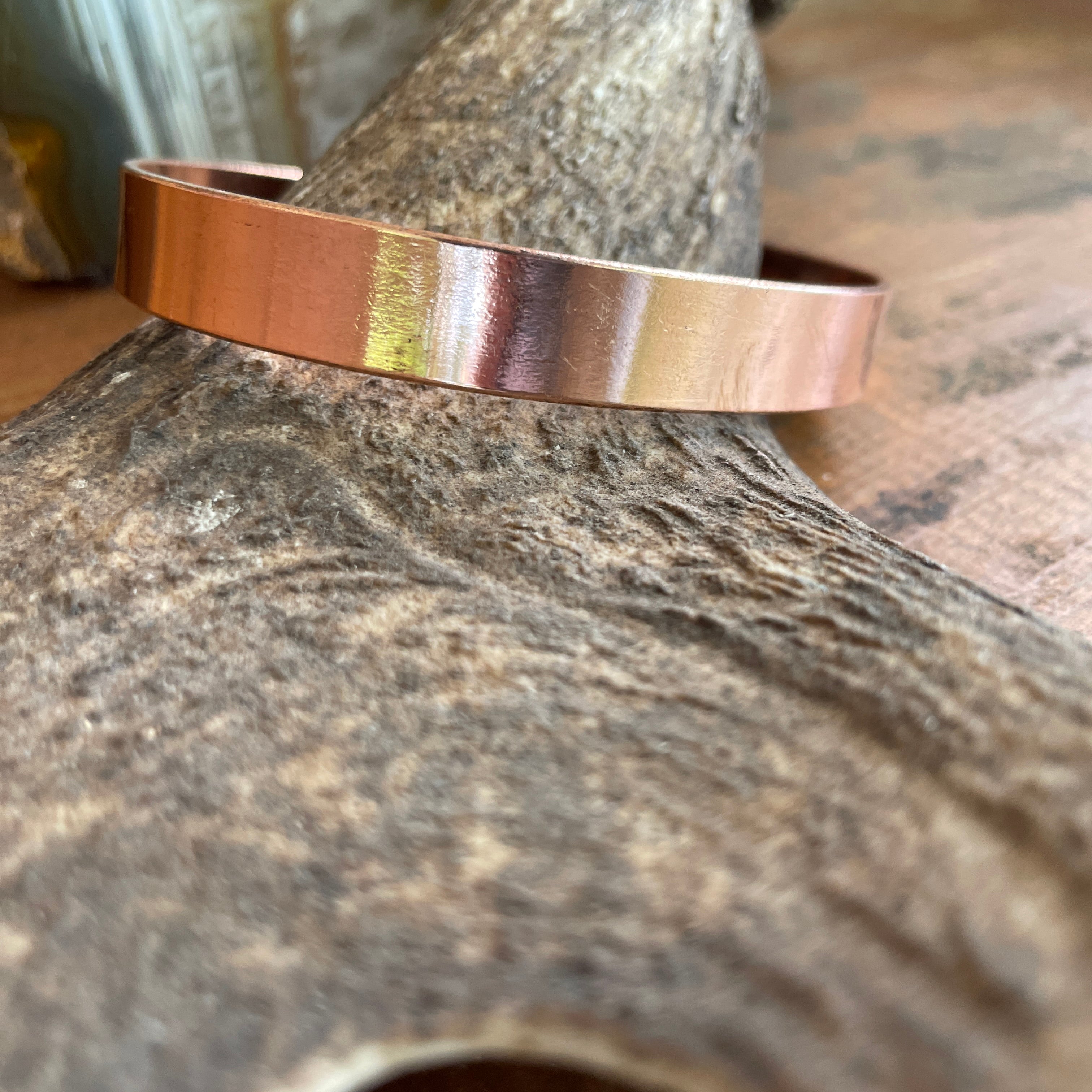 Copper Bangle-Western Culture Leather