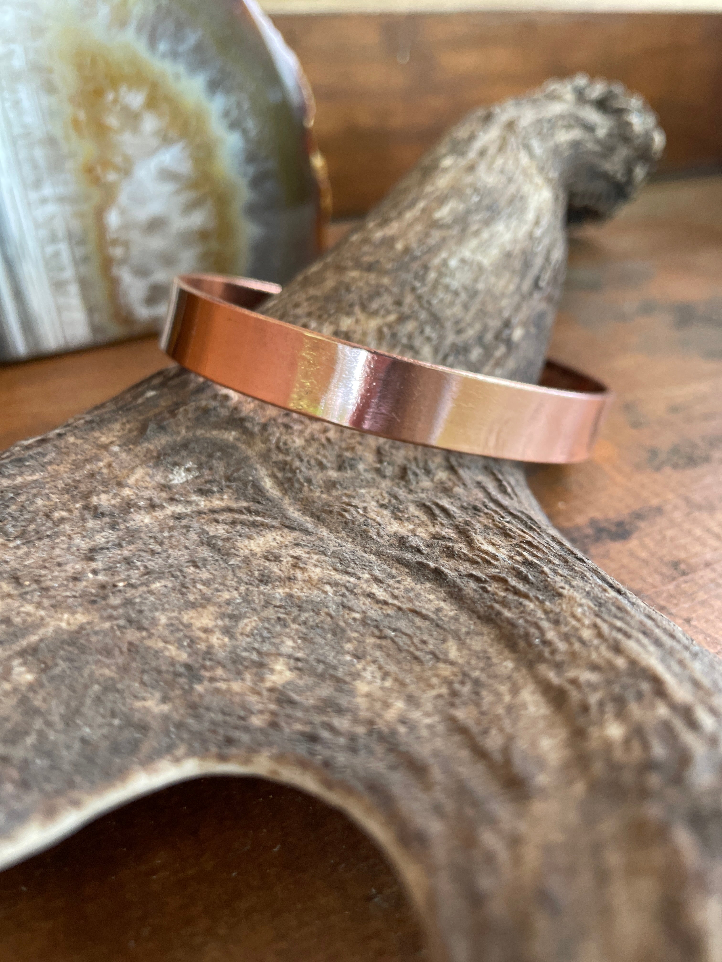 Copper Bangle-Western Culture Leather