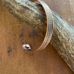 Copper Magnetic Bangle-Western Culture Leather