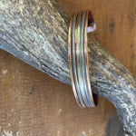 Copper Magnetic Bangle-Western Culture Leather