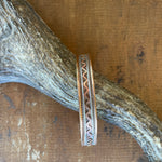 Copper Magnetic Bangle-Western Culture Leather