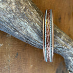 Copper Magnetic Bangle-Western Culture Leather