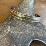 Copper Magnetic Bangle-Western Culture Leather