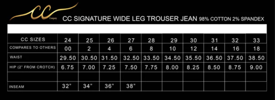 CC Signature Mid Rise Jeans-Western Culture Leather