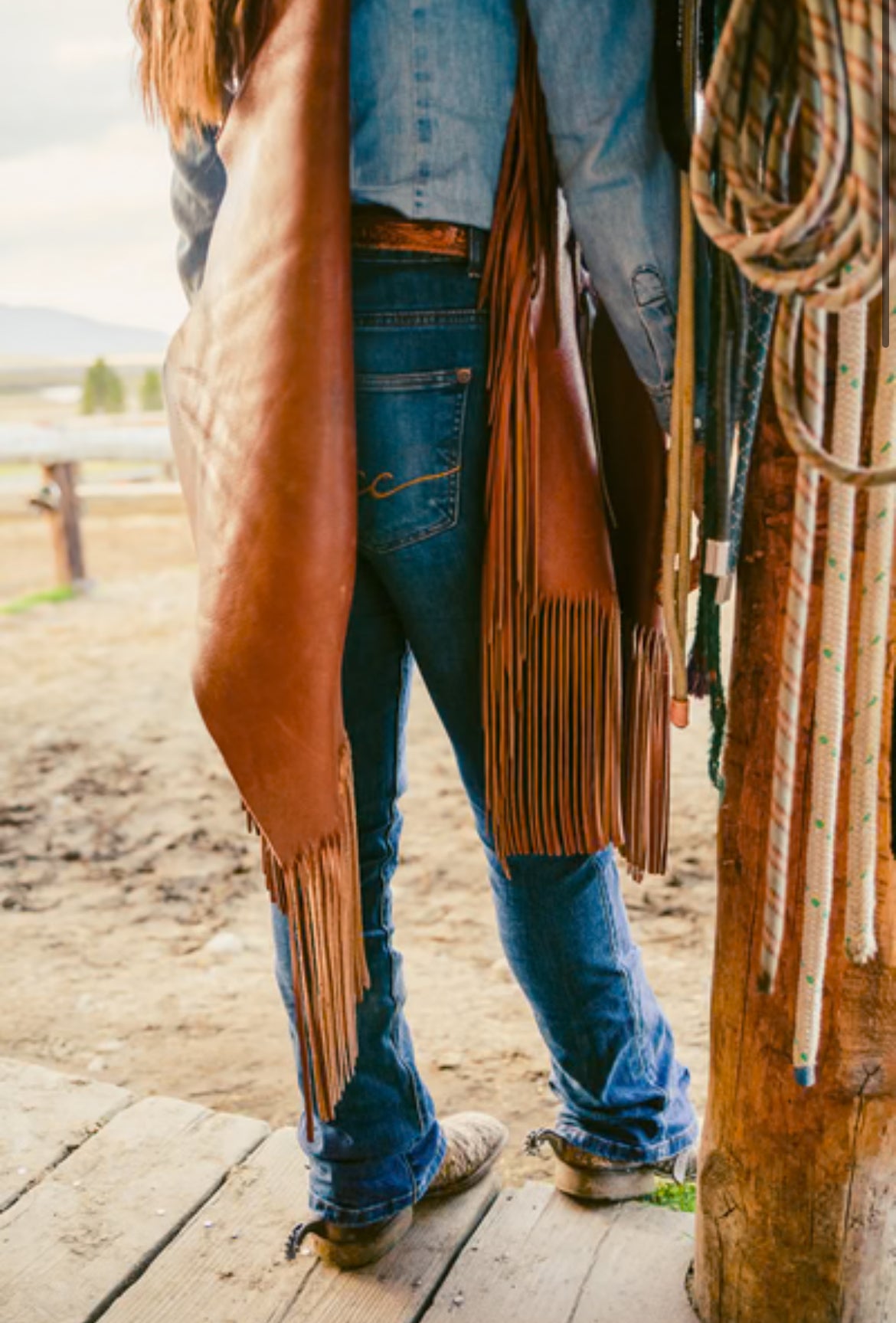 CC Signature Hybrid Jean-Western Culture Leather