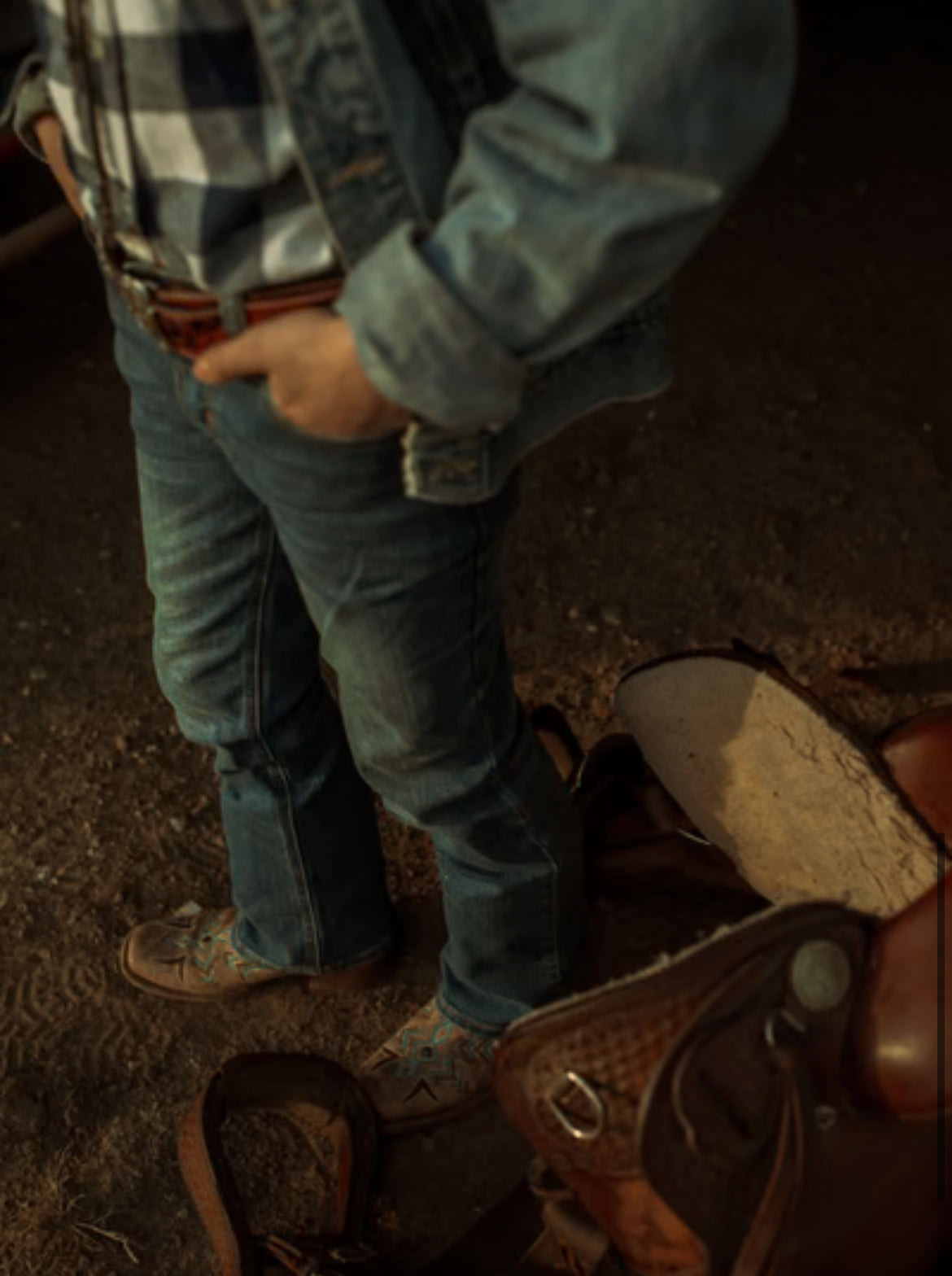 CC Millie YOUTH Jean-Western Culture Leather