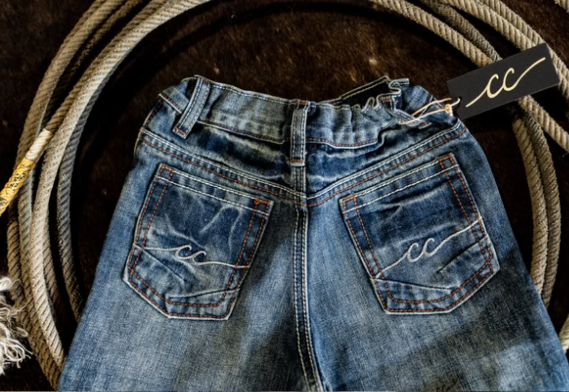 CC Boys Relaxed Jean-Western Culture Leather