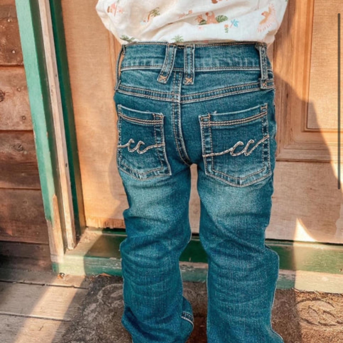 CC Girl Toddler Jean-Western Culture Leather