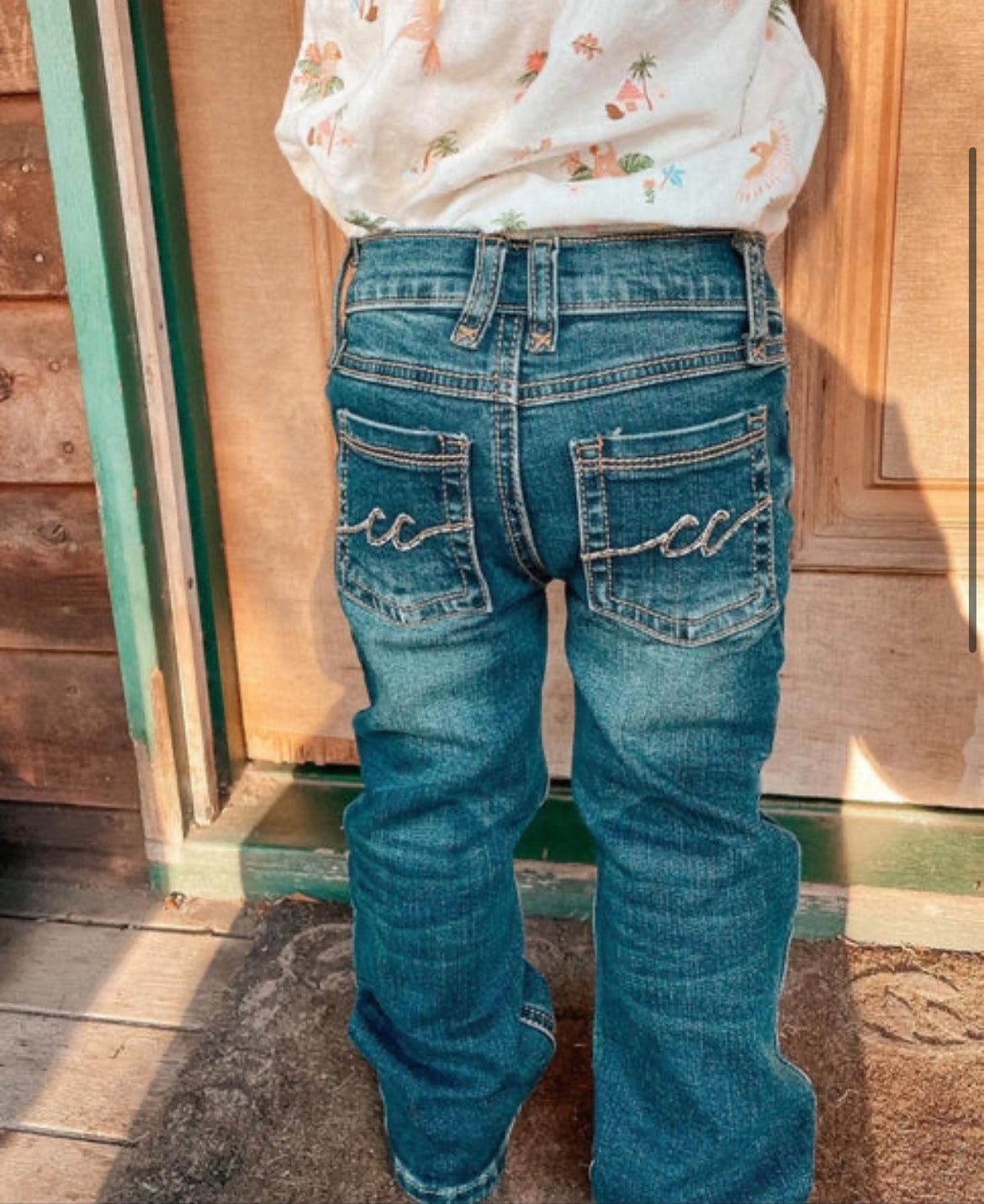 CC Girl Toddler Jean-Western Culture Leather