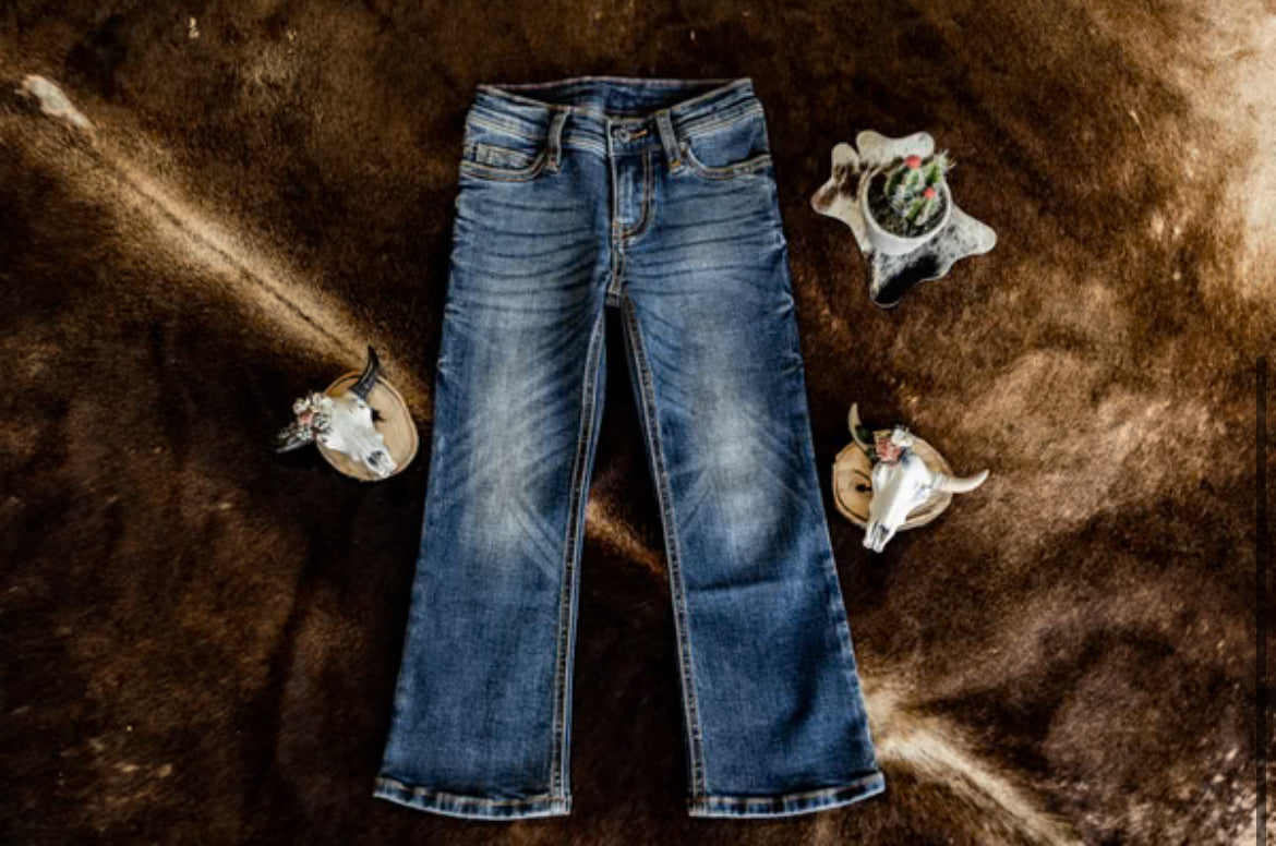 CC Girl Toddler Jean-Western Culture Leather