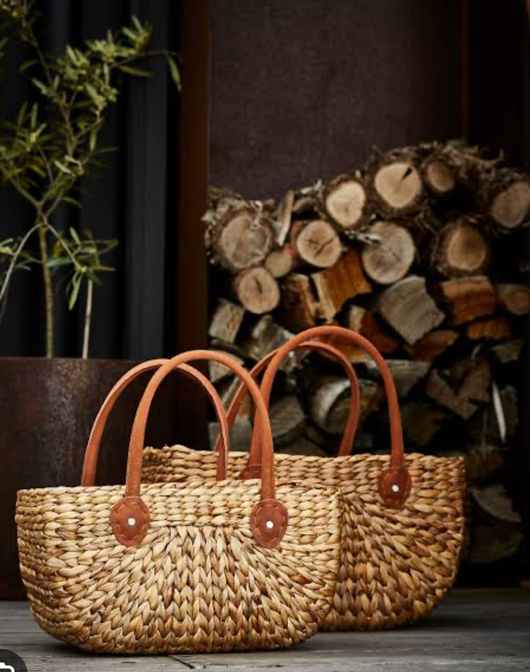 Harvest Basket-Western Culture Leather