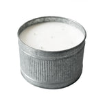 Patio Tin Candle-Western Culture Leather