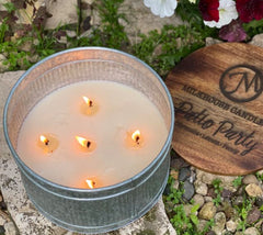 Patio Tin Candle-Western Culture Leather