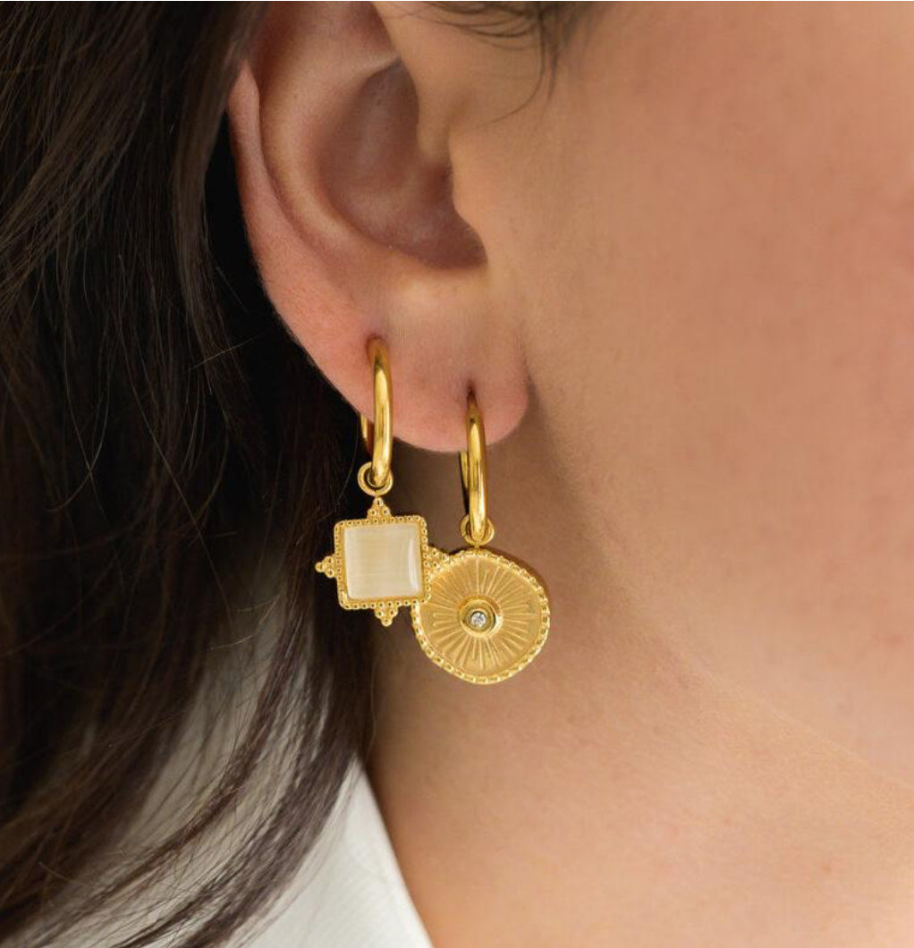 EYESHA earrings-Western Culture Leather