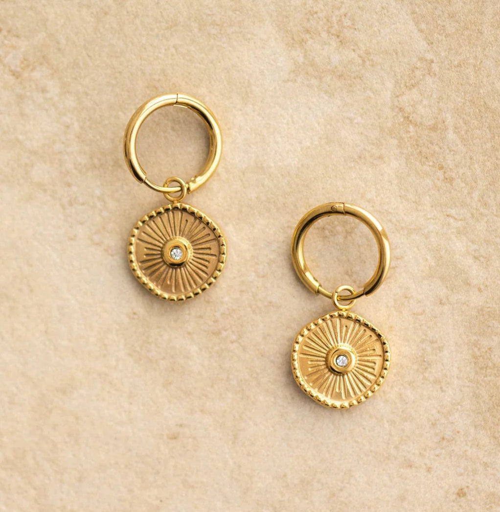 EYESHA earrings-Western Culture Leather