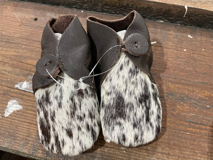 Baby Leather Booties-Western Culture Leather