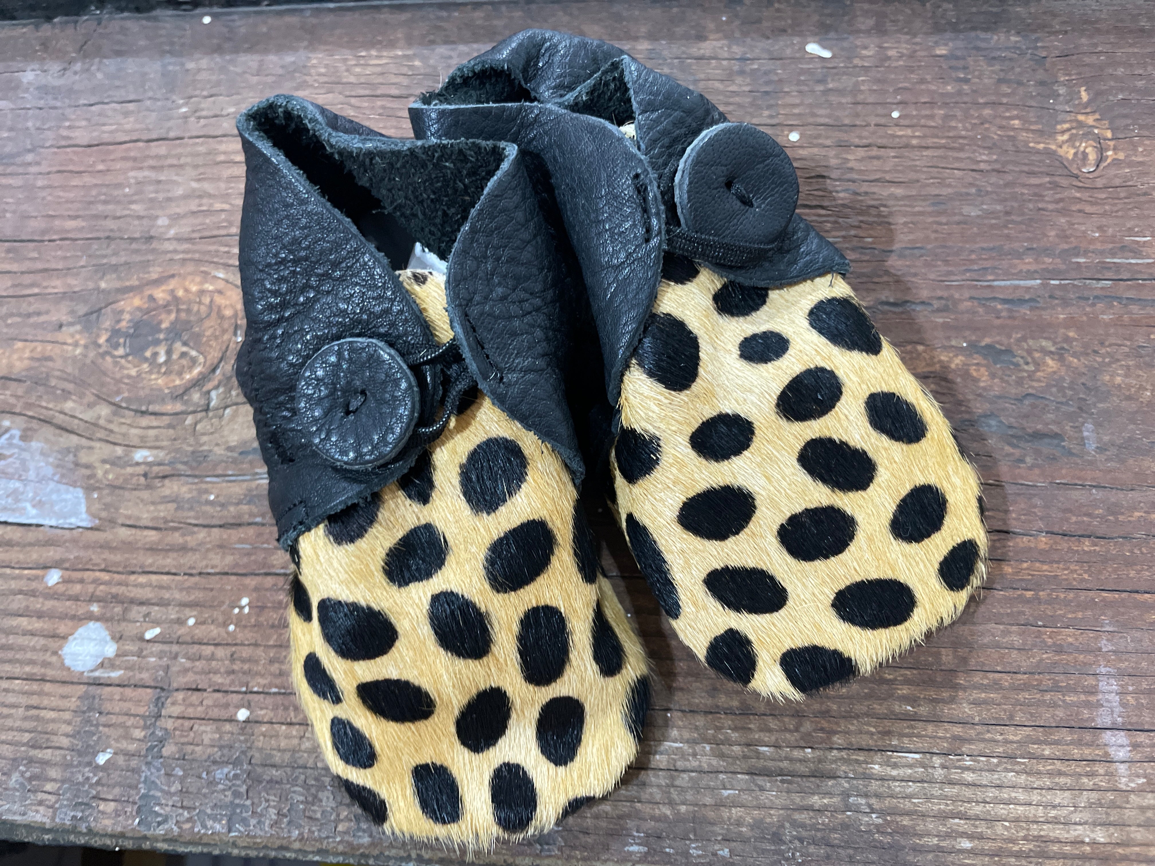 Baby Leather Booties-Western Culture Leather