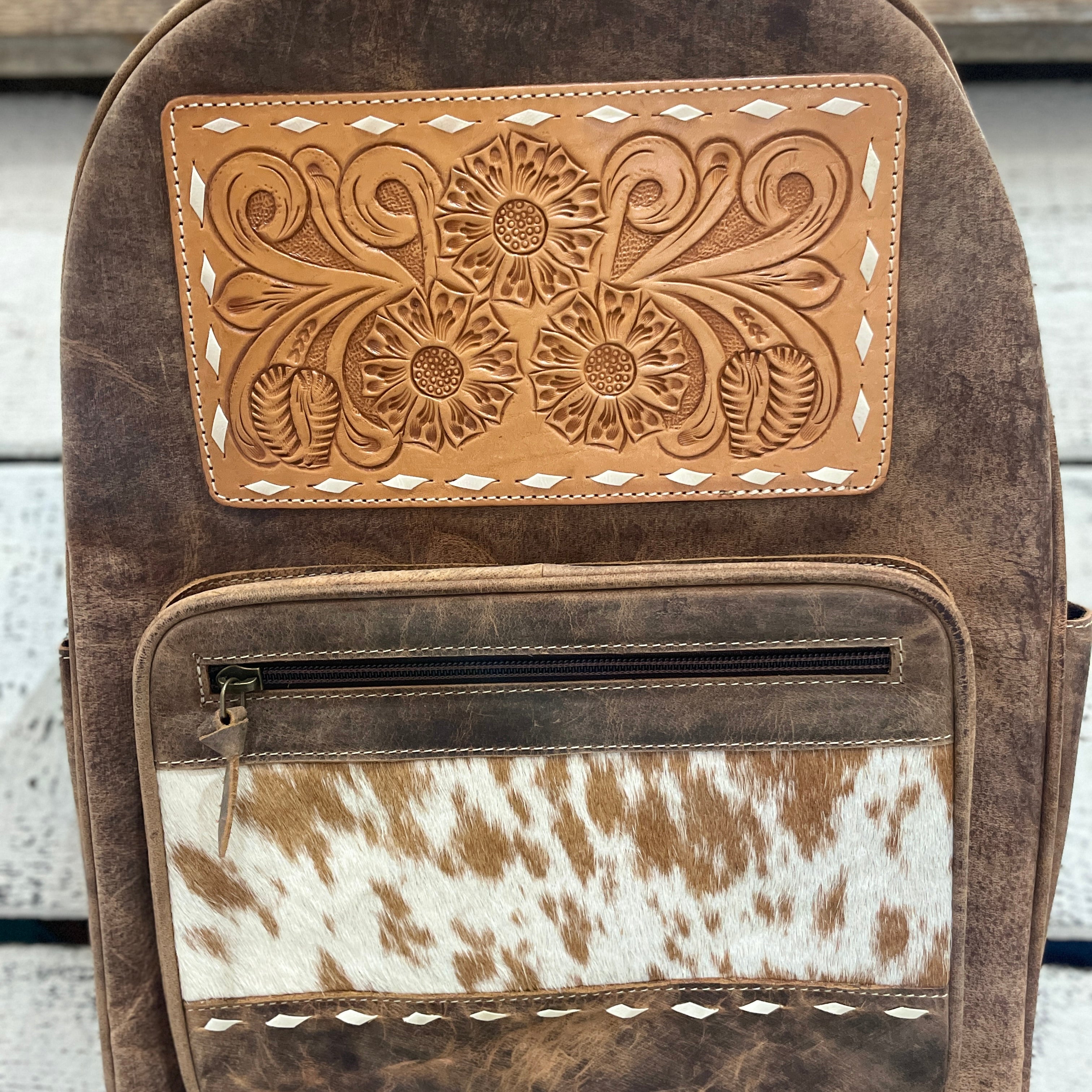 Leather Back Pack-Western Culture Leather