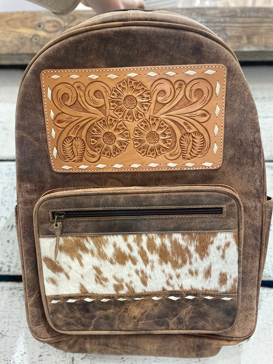 Leather Back Pack-Western Culture Leather
