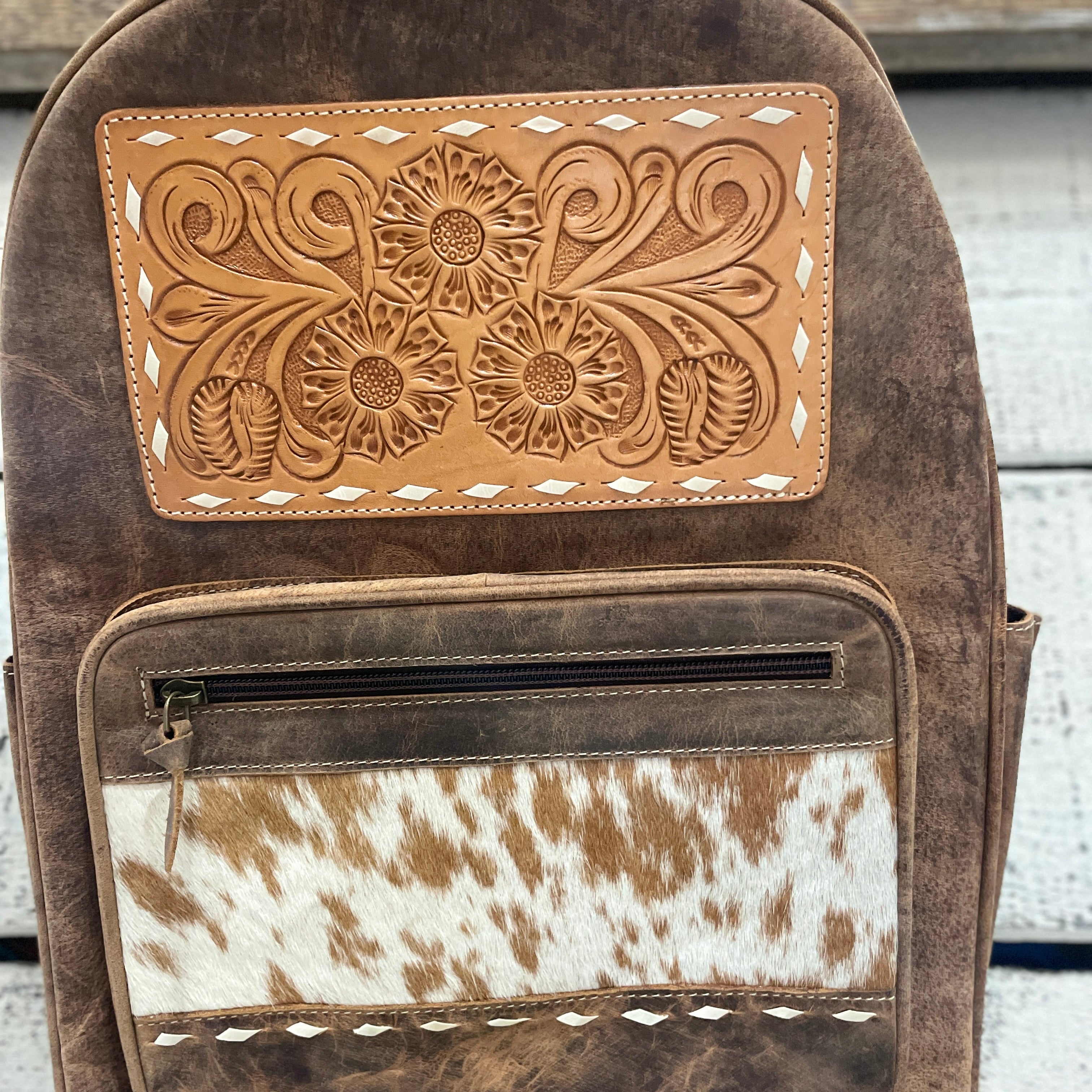 Leather Back Pack-Western Culture Leather