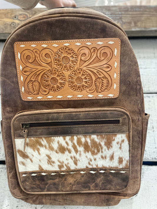 Leather Back Pack-Western Culture Leather