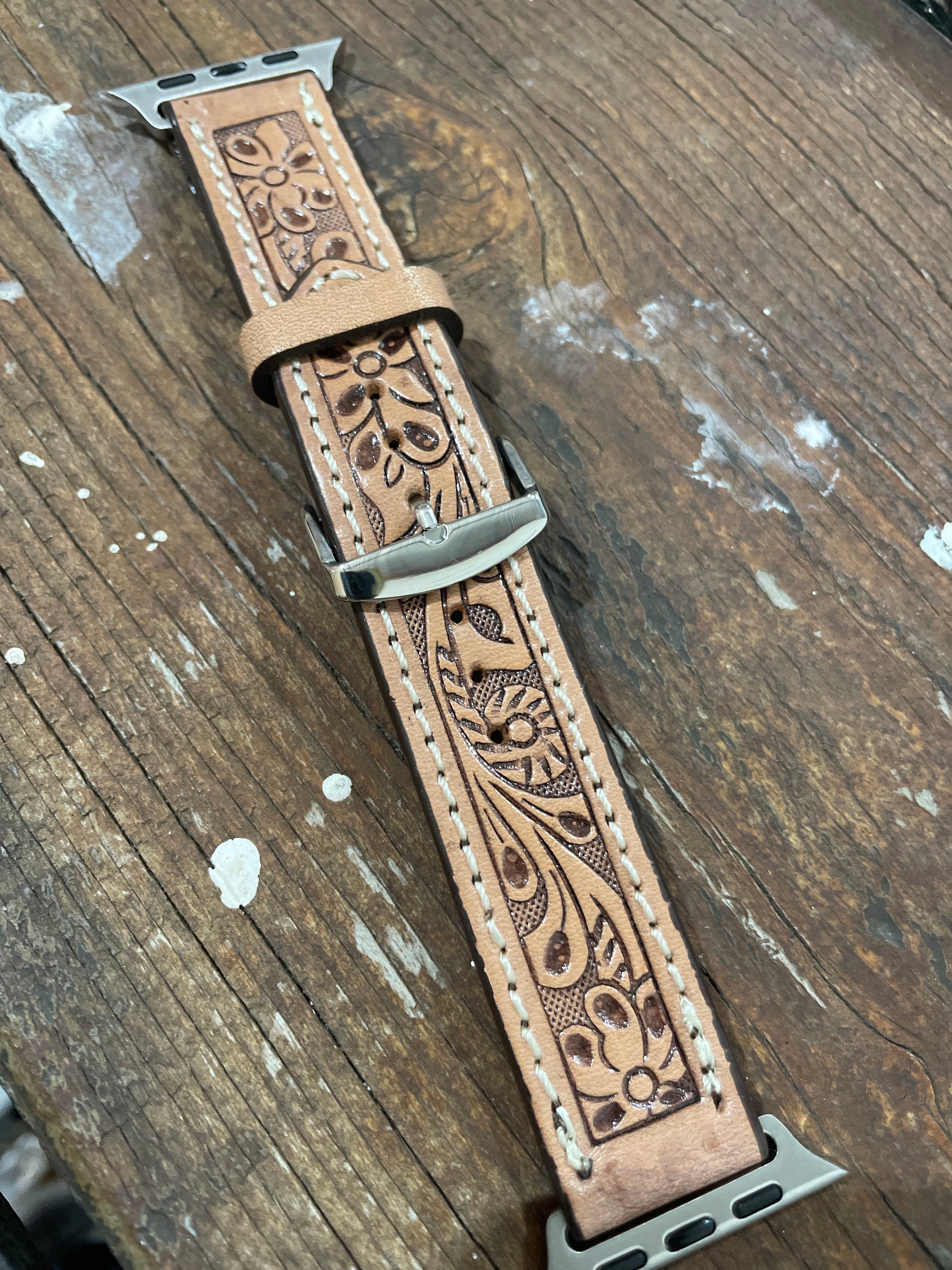 Apple iWatch Band-Western Culture Leather