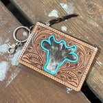 Jersey Wallet Key Fob-Western Culture Leather
