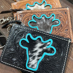 Jersey Wallet Key Fob-Western Culture Leather