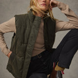 Vintage Padded Vest-Western Culture Leather