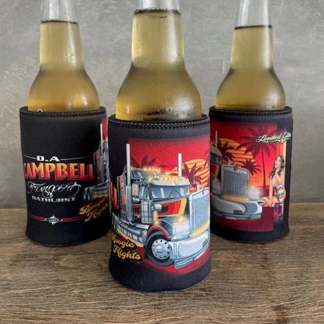 D.A Campbell Transport Stubby Cooler-Western Culture Leather