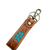 Daisy Wrist Keyring-Western Culture Leather