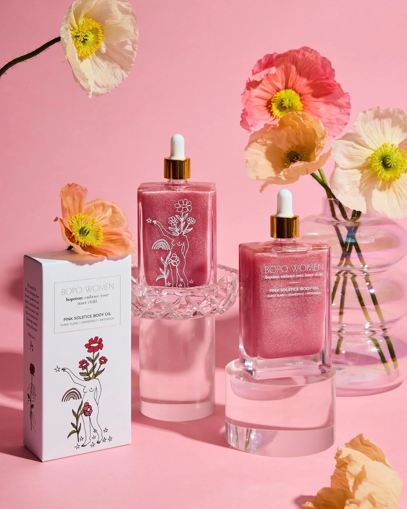 Pink Solstice Body Oil-Western Culture Leather