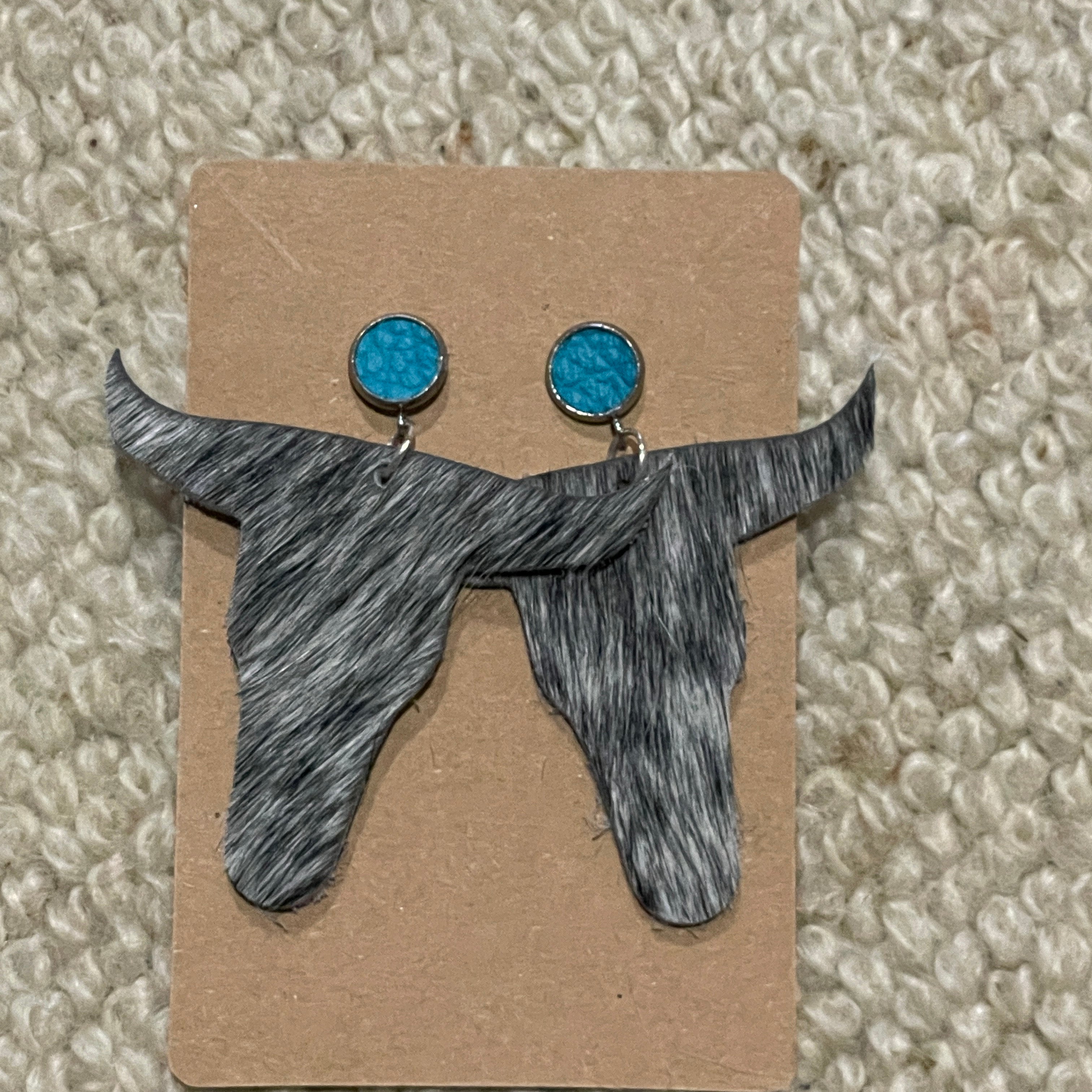 Leather Stud Dangles-Western Culture Leather