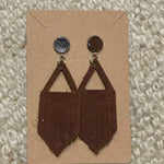 Leather Stud Dangles-Western Culture Leather