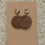 Leather Stud Dangles-Western Culture Leather